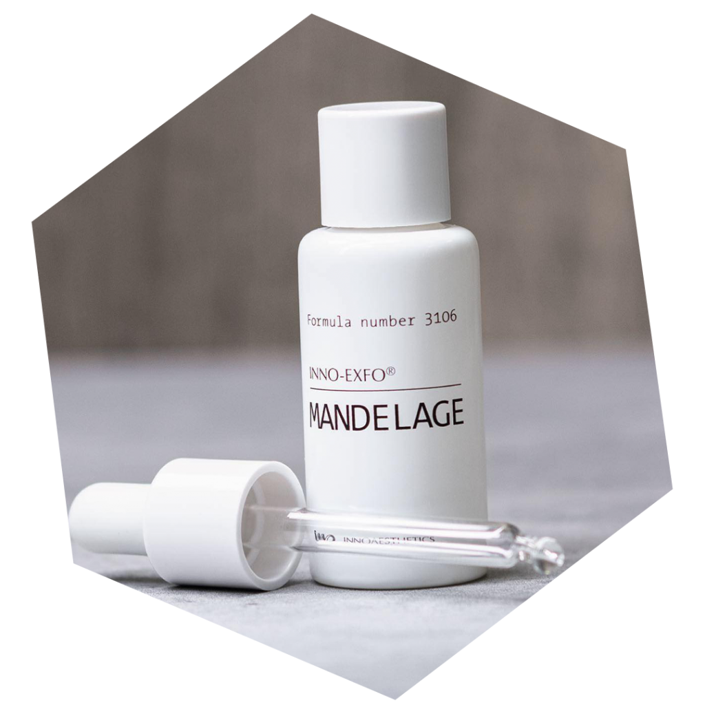 Flaske med Mandelage og pipette